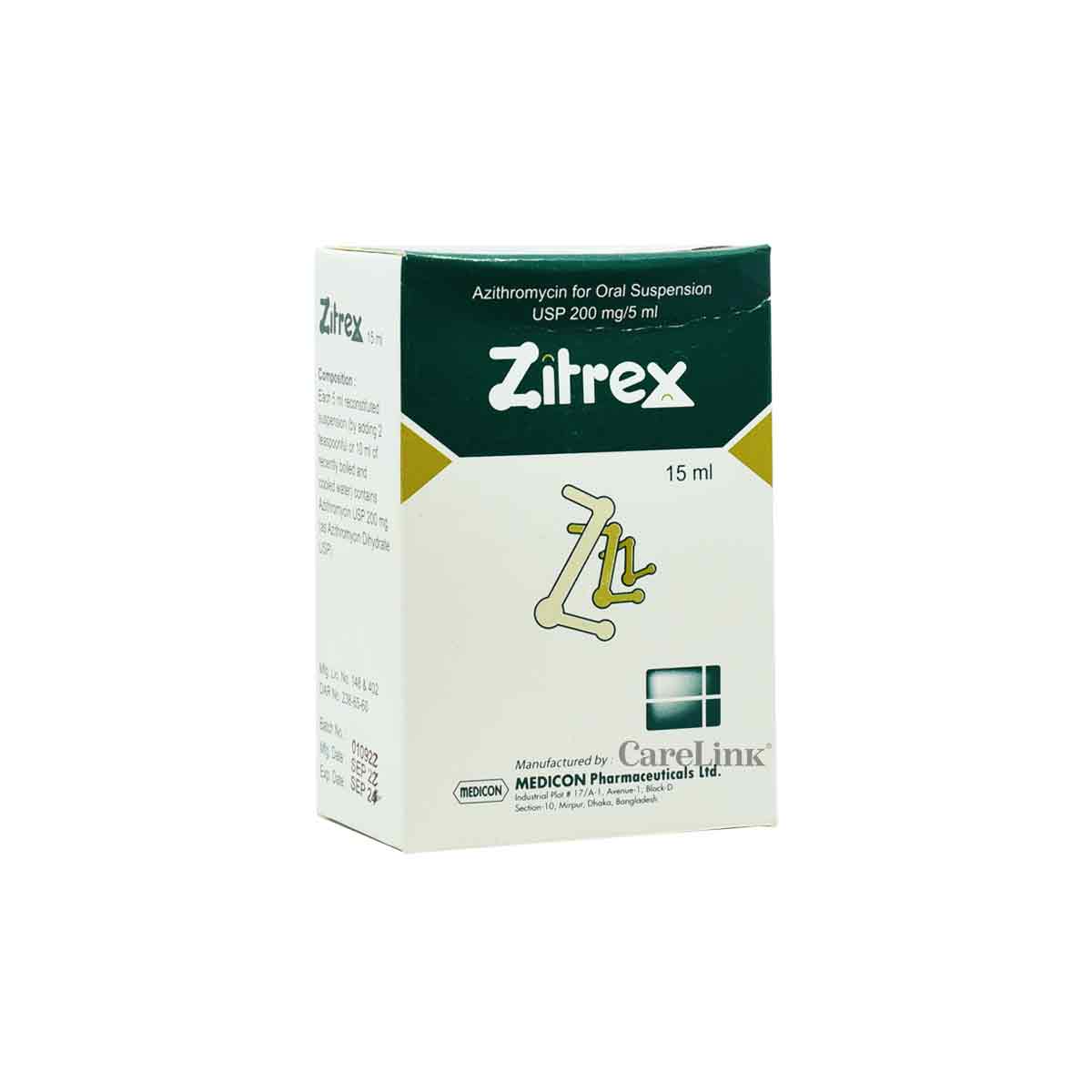 Buy Zitrex 15ml | Online Pharmacy in Sri Lanka | Carelink.lk